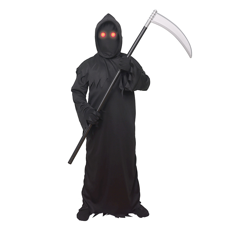 Halloween Grim Reaper Horror C - Black Face Mask Pack recension och pris