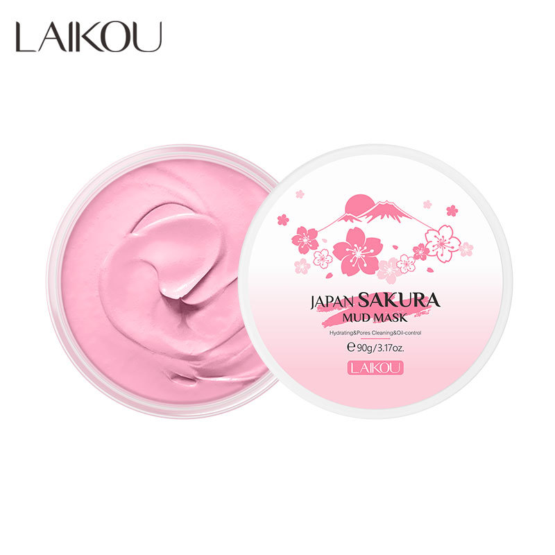 LAIKOU Sakura Clay Mask 25g/90 - Dust Mask Construction recension och pris