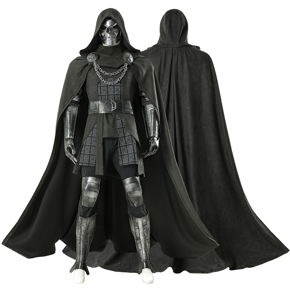 New Doctor Doom Cosplay Costum - Black Face Mask Pack recension och pris